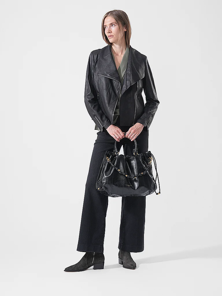GIANNI CHIARINI Sac en cuir - Sac à main MORGANA noir